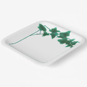 Assiettes En Carton Aquarelle classique Vert Anglais Ivy (Angulaire)