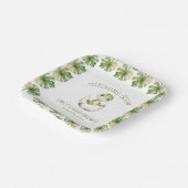 Assiettes En Carton Aquarelle Cute Dinosaur Hatching Bientôt Baby show (Angulaire)