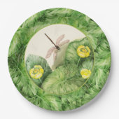 Assiettes En Carton aquarelle de nénuphar (Devant)