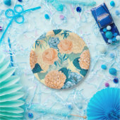 Assiettes En Carton Aquarelle du jardin de printemps (Fête)