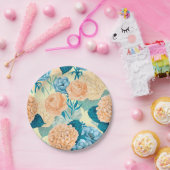 Assiettes En Carton Aquarelle du jardin de printemps (Fête)