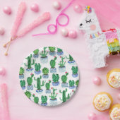 Assiettes En Carton Aquarelle en pots de plante (Fête)