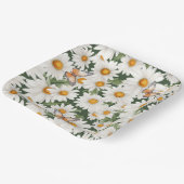 Assiettes En Carton Aquarelle et papillons (Angulaire)