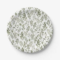 Aquarelle Eucalyptus Motif Feuille 