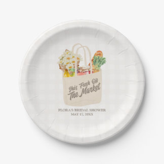 Assiettes En Carton Aquarelle fraîche hors Fête des mariées du marché