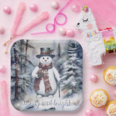 Assiettes En Carton Aquarelle Gnome (Fête)