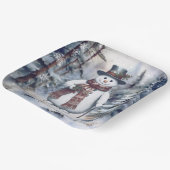 Assiettes En Carton Aquarelle Gnome (Angulaire)