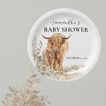 Assiettes En Carton Aquarelle Highland Vache Calf Baby Boho Pampas<br><div class="desc">Cette conception peut être personnalisée dans la zone fournie en modifiant la photo et/ou le texte. Vous pouvez également le customiser en cliquant sur Personnaliser ce Modèle, puis en choisissant l'option cliquer pour customiser et supprimer ou modifier la couleur de l'arrière - plan, ajouter du texte, modifier la couleur ou...</div>