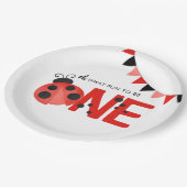 Assiettes En Carton Aquarelle Ladybug Oh Quel Amusement D'Être Un (Angle)