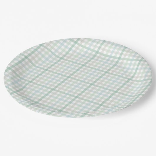 Assiettes En Carton Aquarelle Océan Poisson étoilé Nautique Coques Pla (Angle)