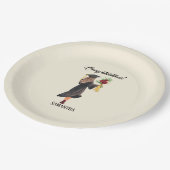 Assiettes En Carton Aquarelle personnalisée (Angle)