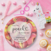 Assiettes En Carton Aquarelle Petite pêche est sur le chemin baby show (Fête)