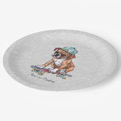 Assiettes En Carton Aquarelle Plaque en papier (Angle)