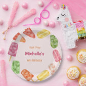 Assiettes En Carton Aquarelle Popsicle été Anniversaire (Fête)