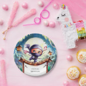 Assiettes En Carton Aquarelle Spy Ninja (Fête)