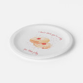 Assiettes En Carton Aquarelle Sufganiyot Jelly Donut Funny Hanoukka (Angle)