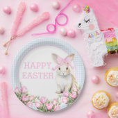 Assiettes En Carton Aquarelle Tulips de Pâques (Fête)