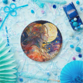 Assiettes En Carton Aquarelle vive de plaque de papier pour fille et l (Fête)