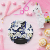 Assiettes En Carton Aquarelle Whimsy Wolf Anniversaire (Fête)