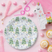 Assiettes En Carton Aquarelles de noël (Fête)