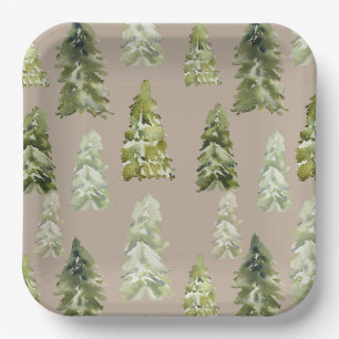 Assiettes En Carton Aquarelles Plaques en papier