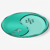 Assiettes En Carton Aquarius (Angle)