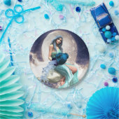 Assiettes En Carton Aquarius - Une femme qui verse de l'eau d'un Jug (Fête)