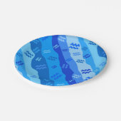Assiettes En Carton Aquarius Zodiac (Angle)