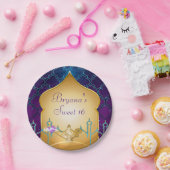 Assiettes En Carton Arabian Nights Gold Magic Lamp Party (Fête)