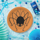 Assiettes En Carton Araignée (Fête)