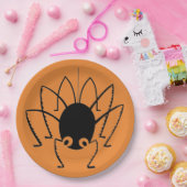 Assiettes En Carton Araignée (Fête)