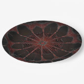 Assiettes En Carton Araignée de Redback Fractal Art, (Angle)