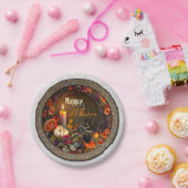 Assiettes En Carton Araignée d'Halloween (Fête)