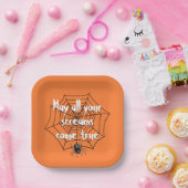 Assiettes En Carton Araignée d'Halloween en ligne (Fête)