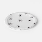 Assiettes En Carton Araignée Halloweeen (Angle)