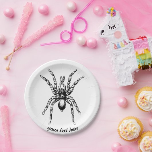 Assiettes En Carton araignée tarantule (Fête)