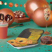 Assiettes En Carton Araignées Et Citrouilles