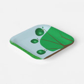 Assiettes En Carton Arbre à pomme verte (Angulaire)