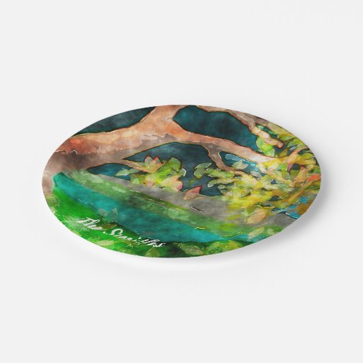 Assiettes En Carton Arbre à vent (Angle)