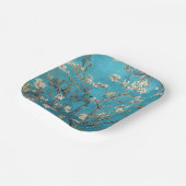 Assiettes En Carton Arbre d'amande fleuri Vincent Van Gogh (Angulaire)