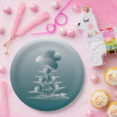 Assiettes En Carton Arbre de Noël (Fête)