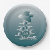 Assiettes En Carton Arbre de Noël (Devant)