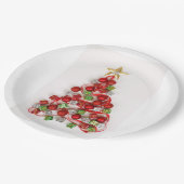 Assiettes En Carton Arbre de Noël (Angle)