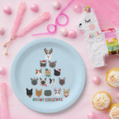 Assiettes En Carton Arbre de Noël (Fête)