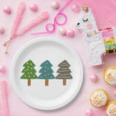 Assiettes En Carton arbre de noël 39 (Fête)