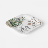 Assiettes En Carton Arbre de Noël | Fête des mariées d'hiver Boho (Angulaire)