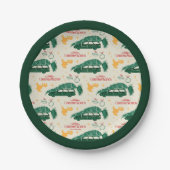 Assiettes En Carton Arbre de Noël national Lampoon sur Motif automobil (Devant)