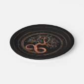 Assiettes En Carton Arbre de vie - Spirale infini (Angle)