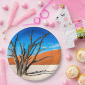 Assiettes En Carton Arbre mort à Deadvlei, Namibie (Fête)