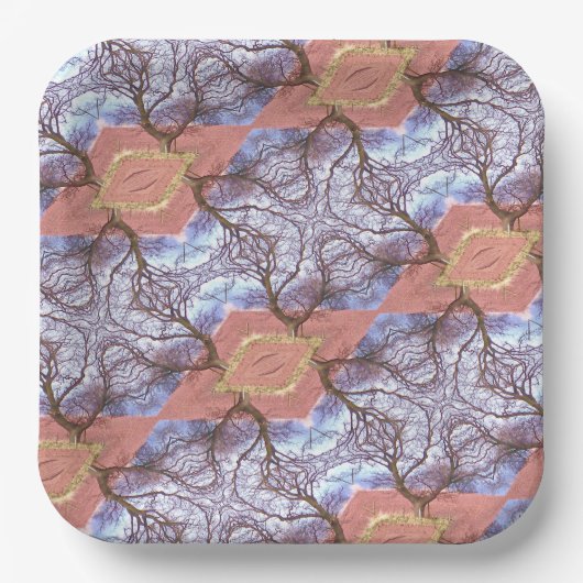 ASSIETTES EN CARTON ARBRES (Recto)